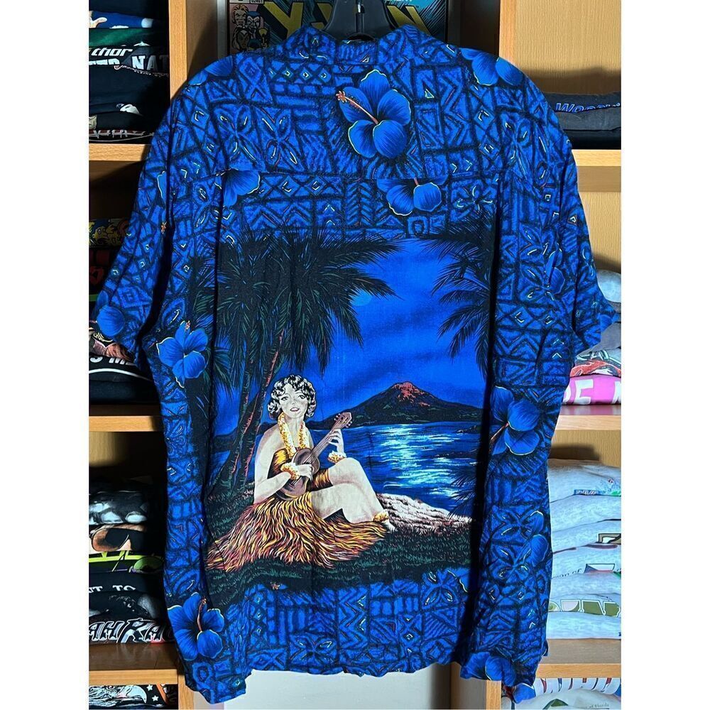 Vintage 90s Kennington Tropical Button Down Shirt